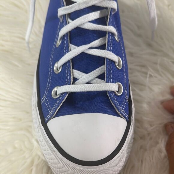 Converse All Star Chuck Taylor Blue and White High-Top Sneakers Size8 - Picture 10 of 11